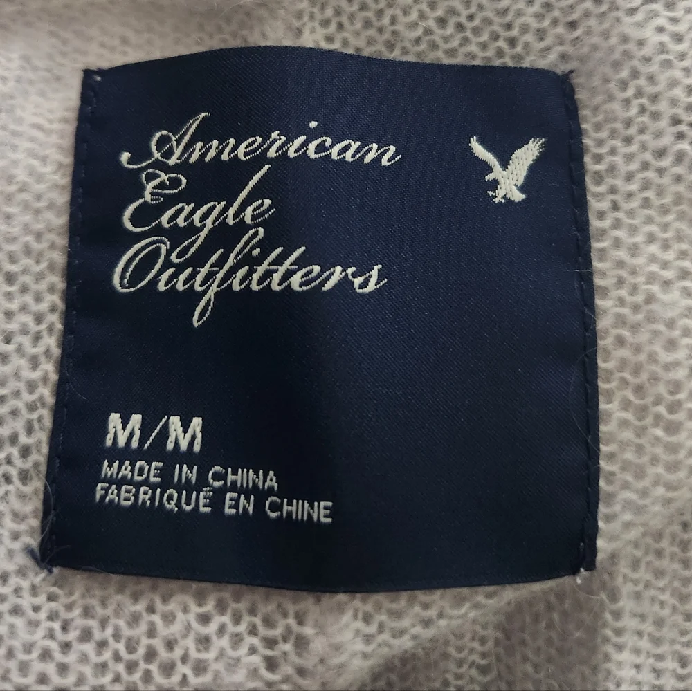 Women's American Eagle Light Lavendar Cardigan Sweater - Picture 3 of 5